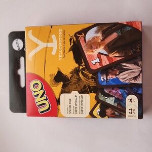 🆕️ Yellowstone Uno Card Game NWT